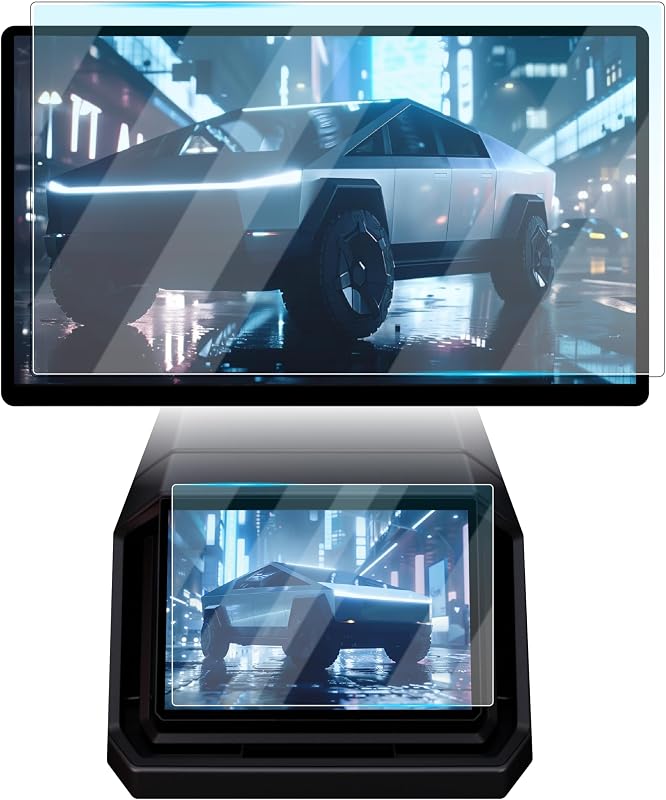 2 Protectores Pantalla Tesla Vidrio Templado 18.5x9.4pulg