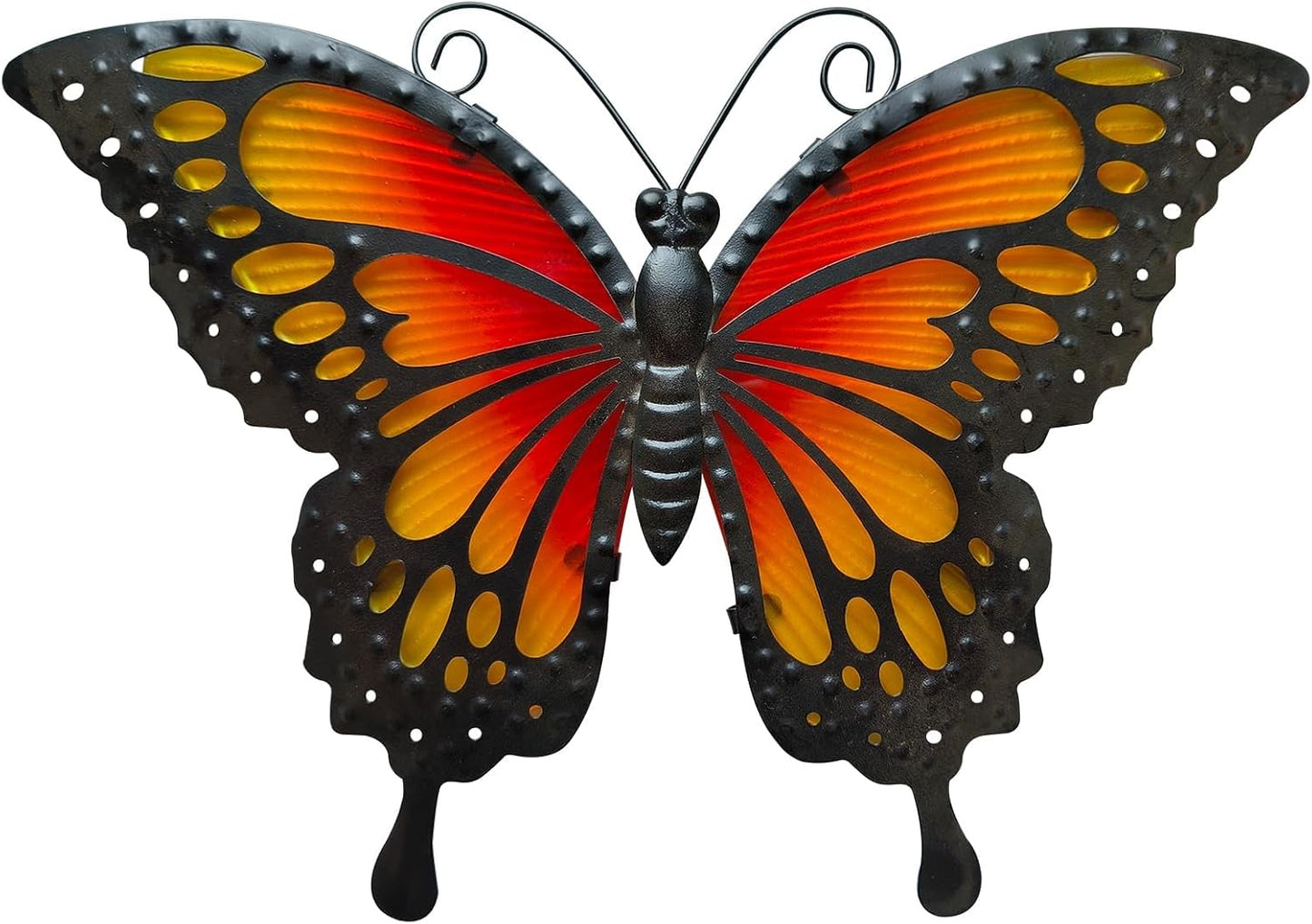 Decoración pared mariposa metal para interiores y exteriores