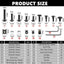 Kit carenado acero inox 210 pzas compat Honda Suzuki