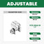 Abrazaderas manguera 1/8pulg ajustables automoción