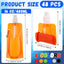 48 Botellas Agua Plegables 16oz Mosquetón Reutilizables