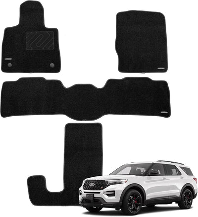 Alfombras Ford Explorer 2020-26 4 Uds 0.6" Antiresbalante