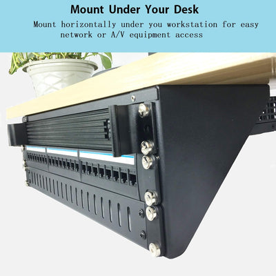 Rack vertical 3U 19pulg soporte servidores 125lb