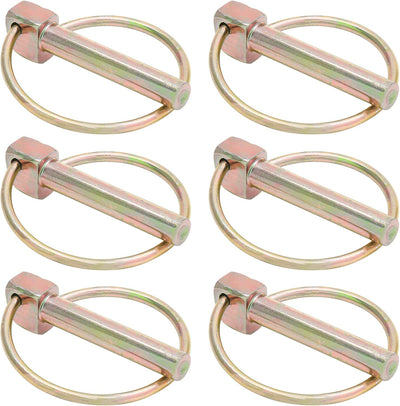 6 Pzas Pasadores Chaveta 3/8pulg Anillo para Tractores Camiones