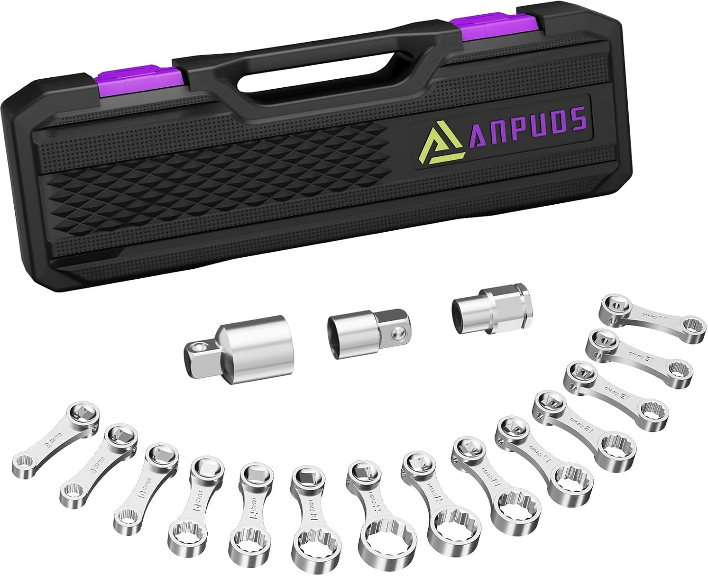 Set 17 Pzas Adaptadores Torque Métrico 3/8 1/2 1/4