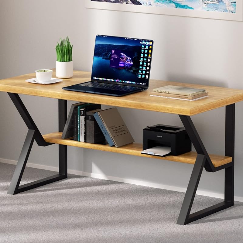 Patas metal negro para mesa 28x24" escritorio set 2