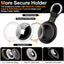 Fundas Airtag IPX8 Impermeable con Llavero Negro
