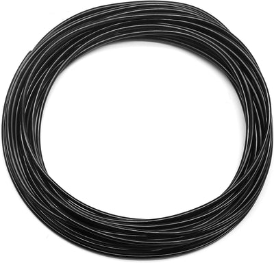 Tubo neumático 1/8pulg poliuretano negro para compresor aire