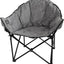 Silla Lazy Bear portátil para acampar glamping gris jaspeado