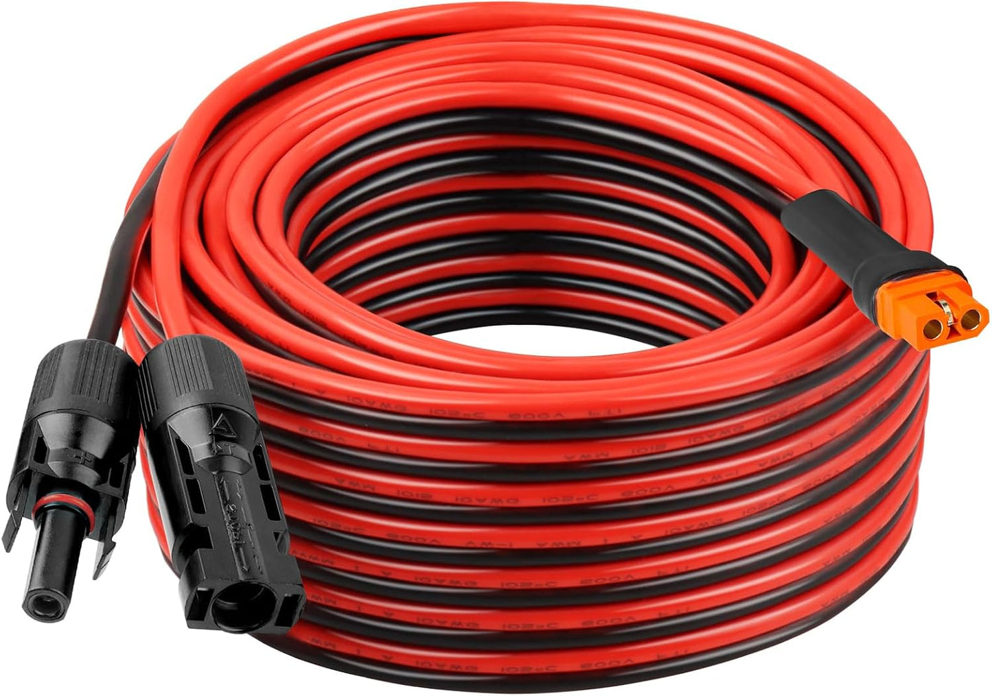 Cable extensión solar XT60i 10AWG 40pies con adaptador