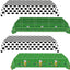 4 Pzas Mantel Plástico Fútbol 54x108pulg Rectangular