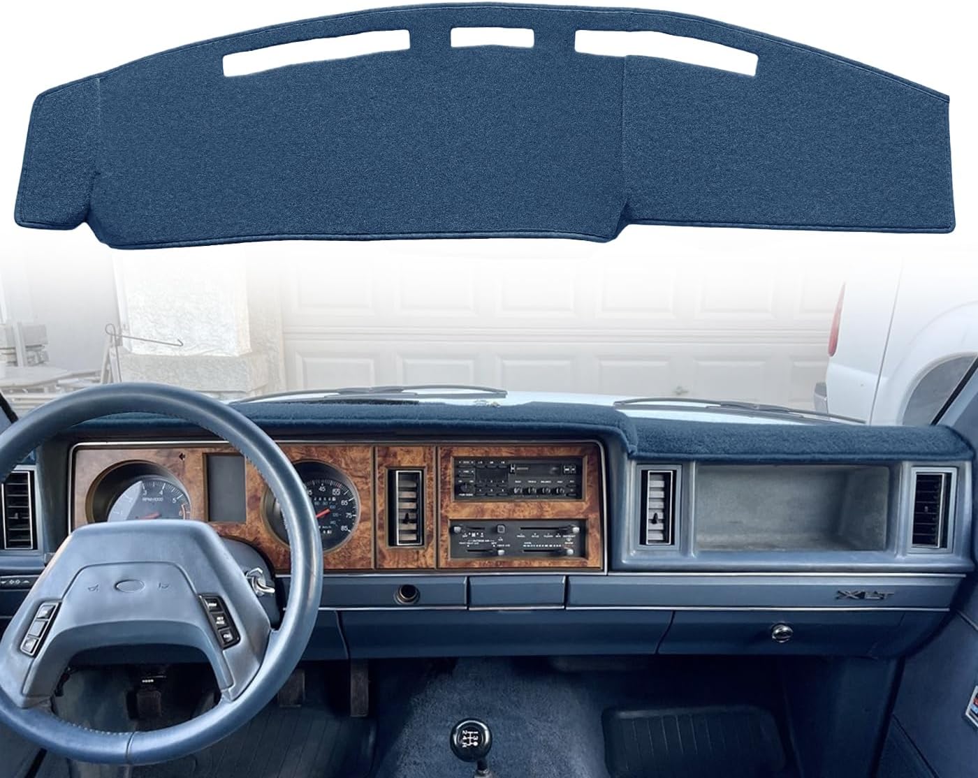 Alfombrilla cubierta tablero Ford Ranger Bronco II azul