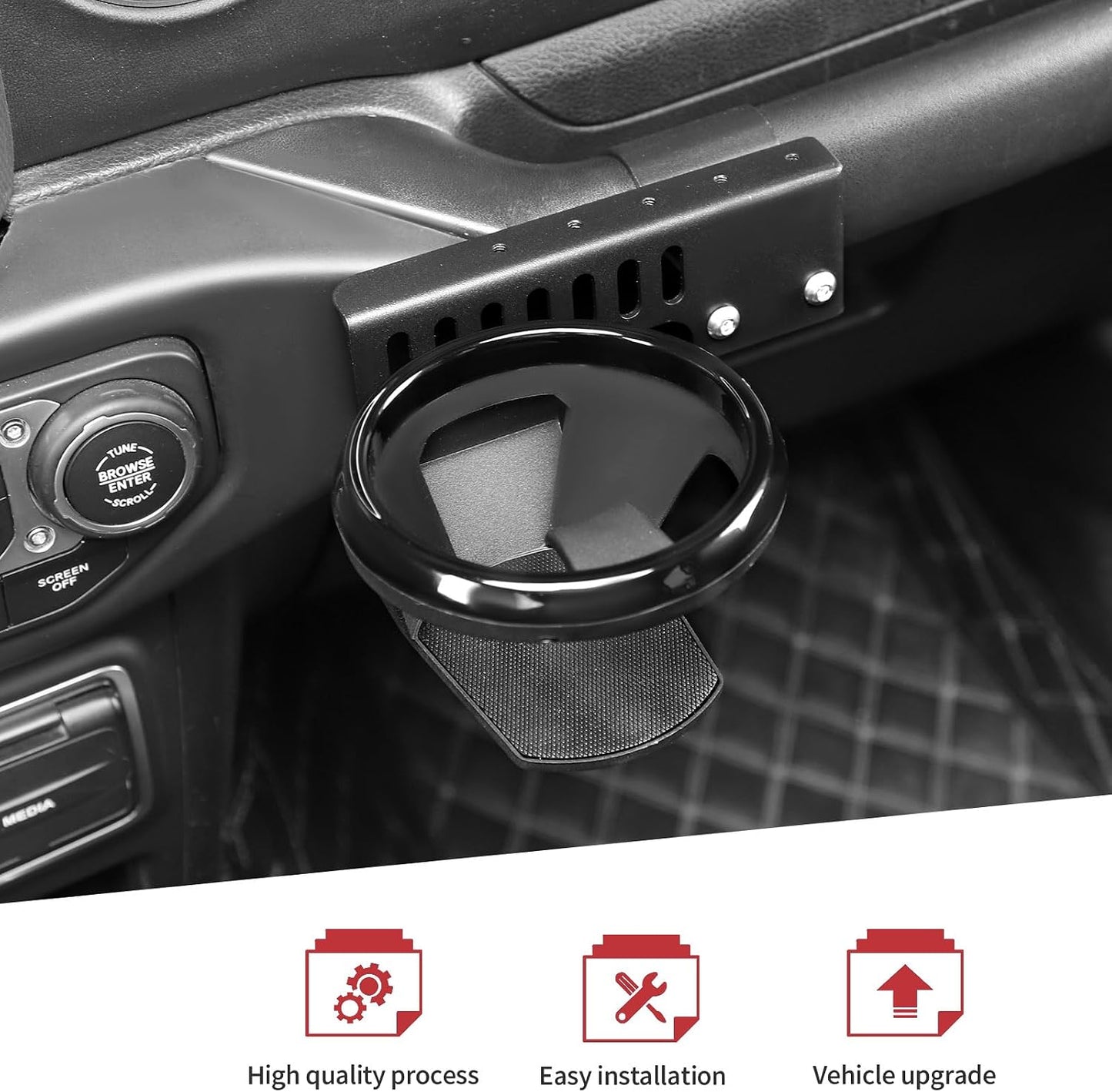Portavasos asa Jeep Wrangler JL JLU Gladiator JT 18-23
