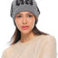 Gorro ganchillo multicolor diadema unisex invierno