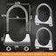 4 Abrazaderas Escape 2" Hierro Galvanizado