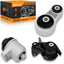 Set 3 Pzas montaje motor CX-7 07-12