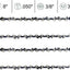 2 Cadenas Sierra Poste 8" Repuesto Harbor Freight