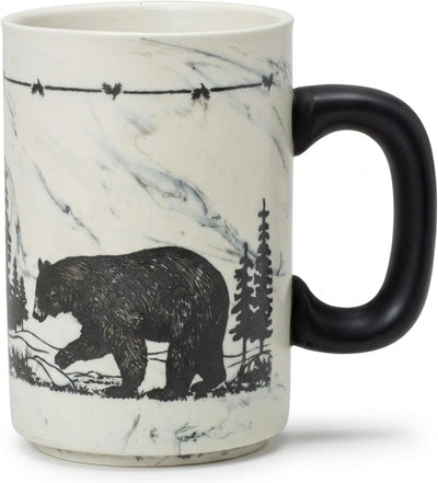 Taza cerámica Sema 18oz oso para Café con Asa Doble