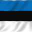 Bandera Estonia 3x5ft poliéster lona doble costura ojales latón