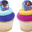 Anillos encanto cupcakes 3D multicolor seguros 24 pzas