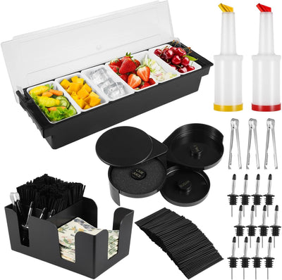 Bandeja barra acero inox 6 rejillas 3 niveles 12 vertedores