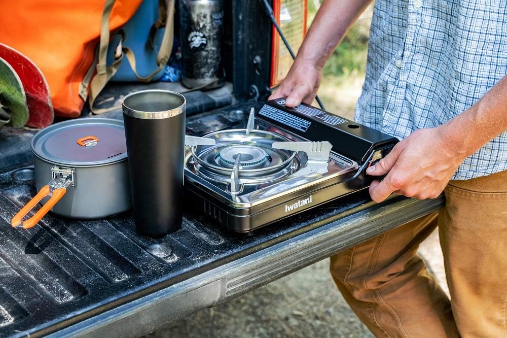 Estufa camping butano VA-30 color negro