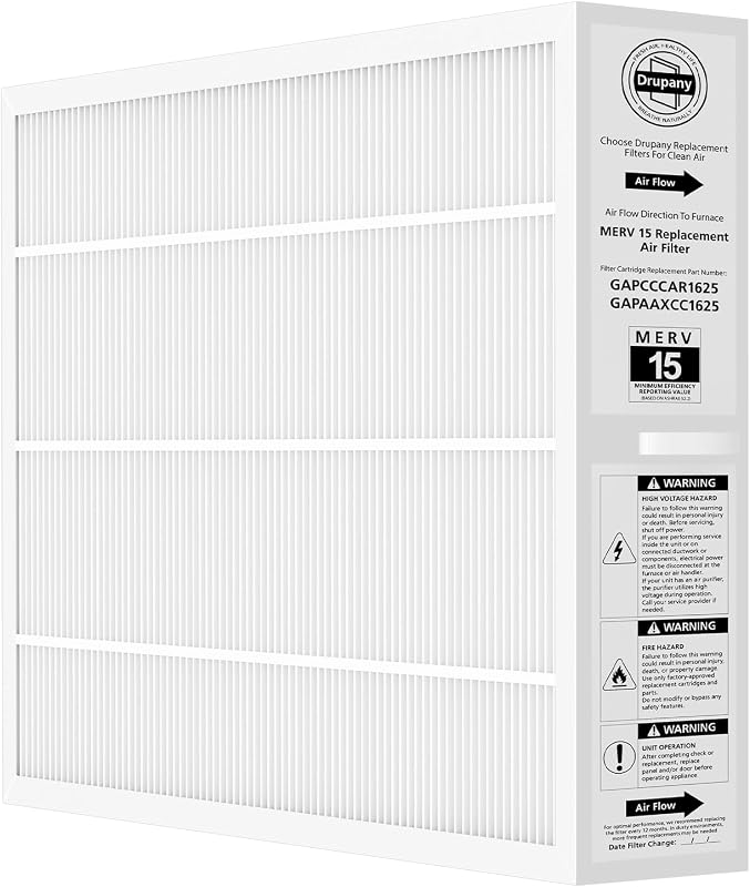 Filtro MERV 15 Carrier/Bryant 16x25" reemplaza GAPCCCAR1625