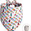 Bandana cumpleaños perro niño triangular reversible duradero