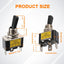 Interruptor palanca LED rojo 12V 30A SPST auto