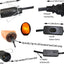 Cable repuesto lámpara sal 6ft interruptor E12 negro 4uds