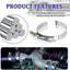 2 Abrazaderas Manguera Acero Inox 4-4.25pulg