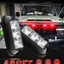 2 Luces LED Rojas para Coche 12-24V Estroboscópica