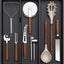 Organiz. cubiertos cajón cocina expandible ajustable