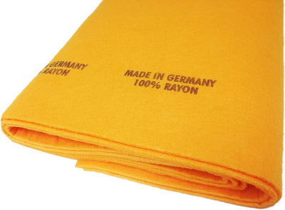 Paño gamuza absorbente 20x27pulg 100% rayón naranja