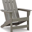 Silla Adirondack Patio HDPE Resistente Color Gris