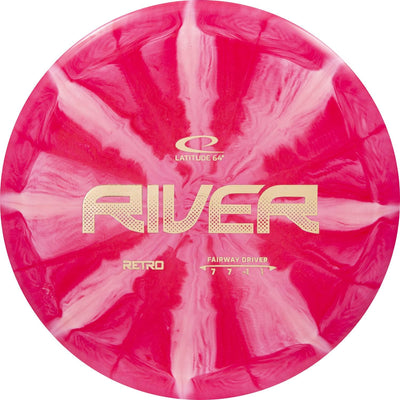 Disco de golf de 6.00 oz vuelo recto patrón rojo