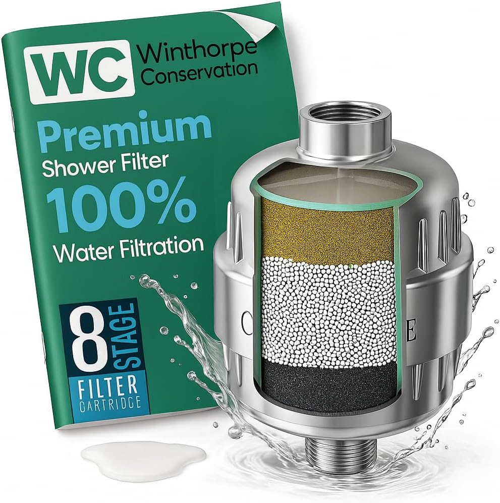 Filtro ducha suaviza agua elimina cloro y metales pesados
