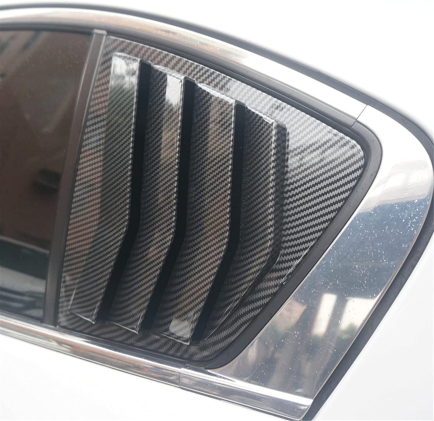 2 Paneles Fibra Carbono Estilo Deportivo Ventana Honda