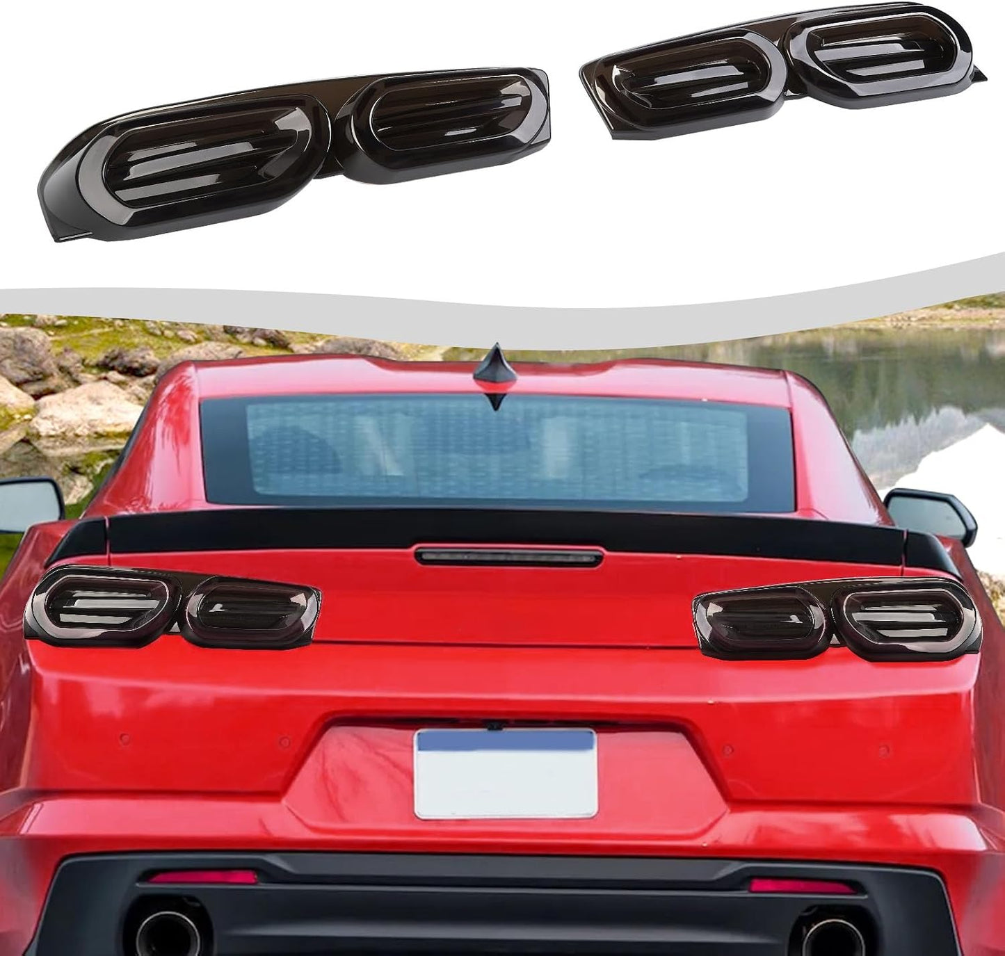 2 Kit luces traseras comp Chevry Camaro 19-26 negro ahumado