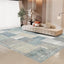 Alfombra geométrica 6x9ft lavable antiderrap