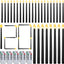 120 Velas Cónicas LED Parpadeantes con Control Remoto 11"