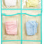 Organiz. zapatos colgar puerta 6 bolsillos transparentes