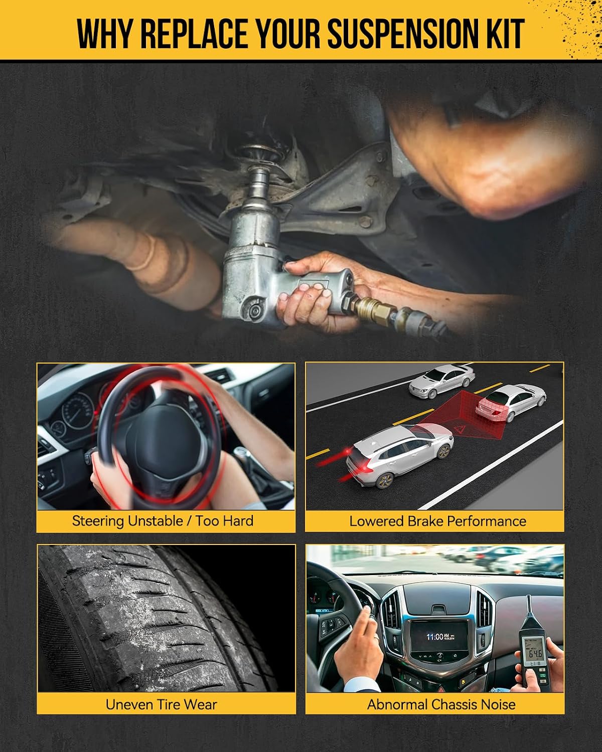 Brazo control delantero izq Ford Mustang 05-10 kit rótula