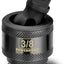 Toma junta universal 3/8pulg adaptador giratorio grado impacto