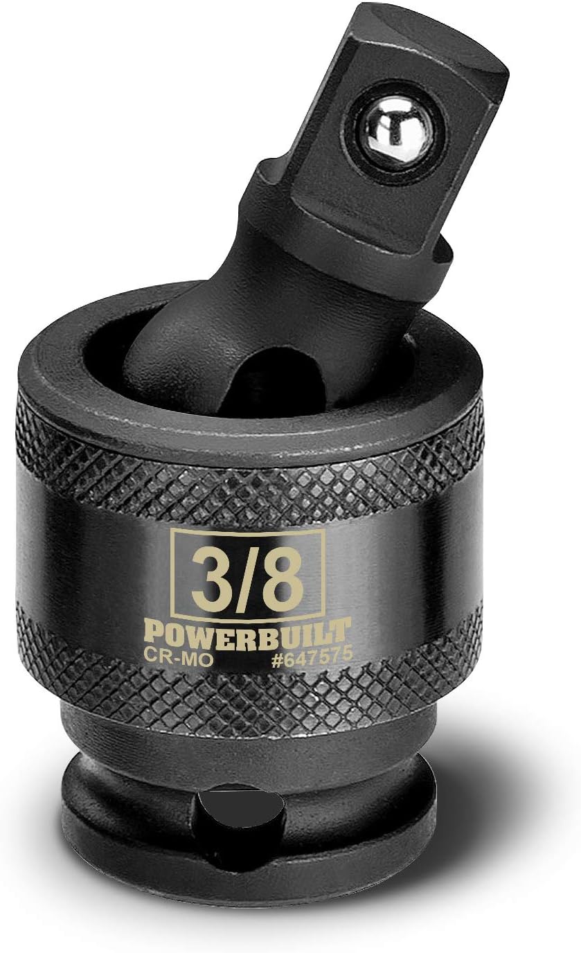 Toma junta universal 3/8pulg adaptador giratorio grado impacto