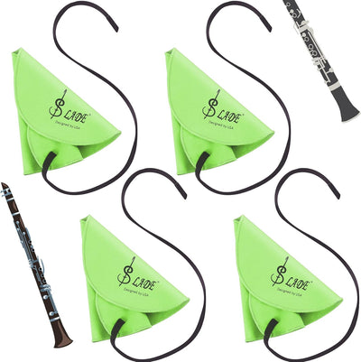 8 Pzas Paño Limpieza Clarinete Tubo Interior Verde