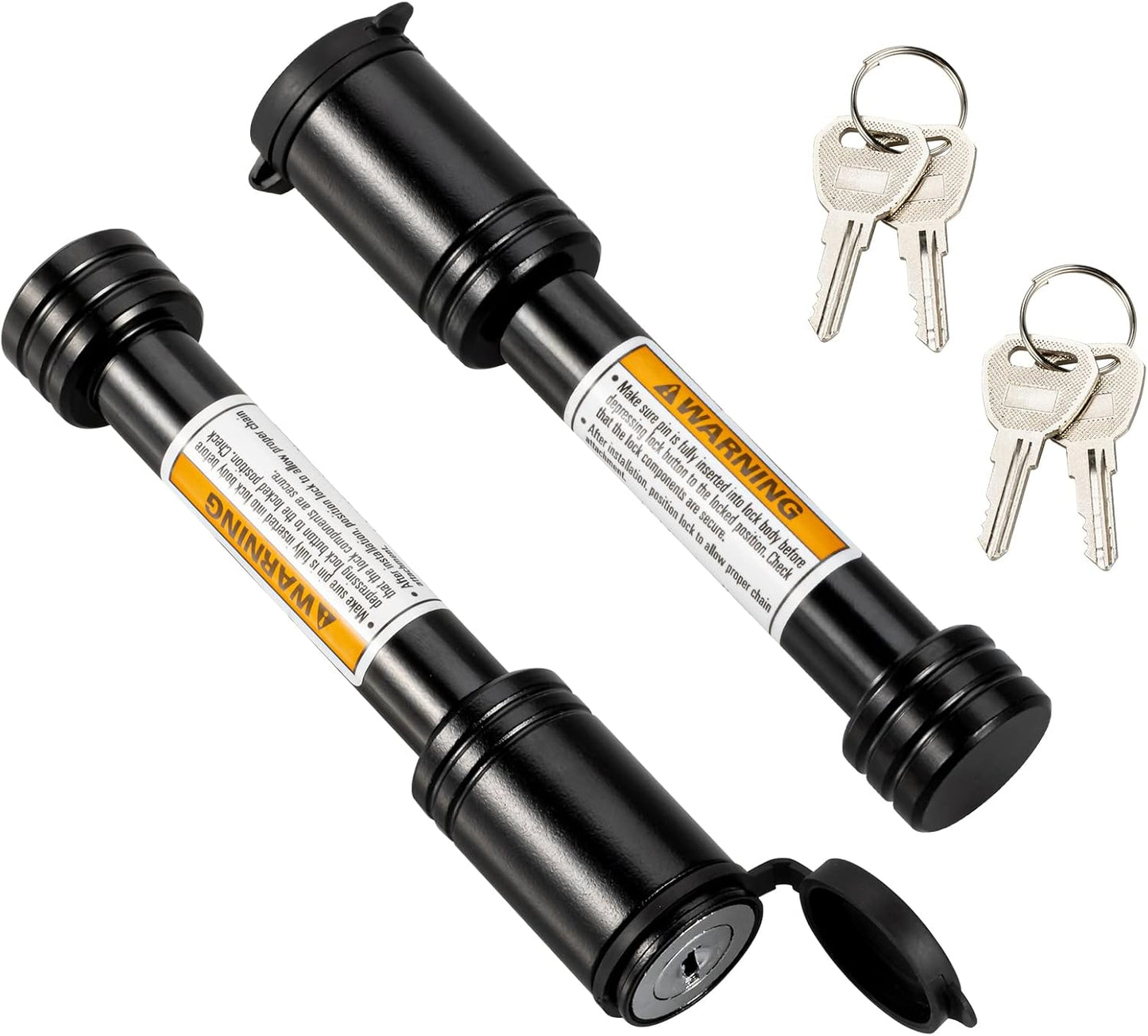 Cerradura pasador enganche negro 5/8" para receptor 2"