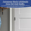 12 Bisagras Puerta Interior 5/8pulg Níquel Cepillado 3.5pulg