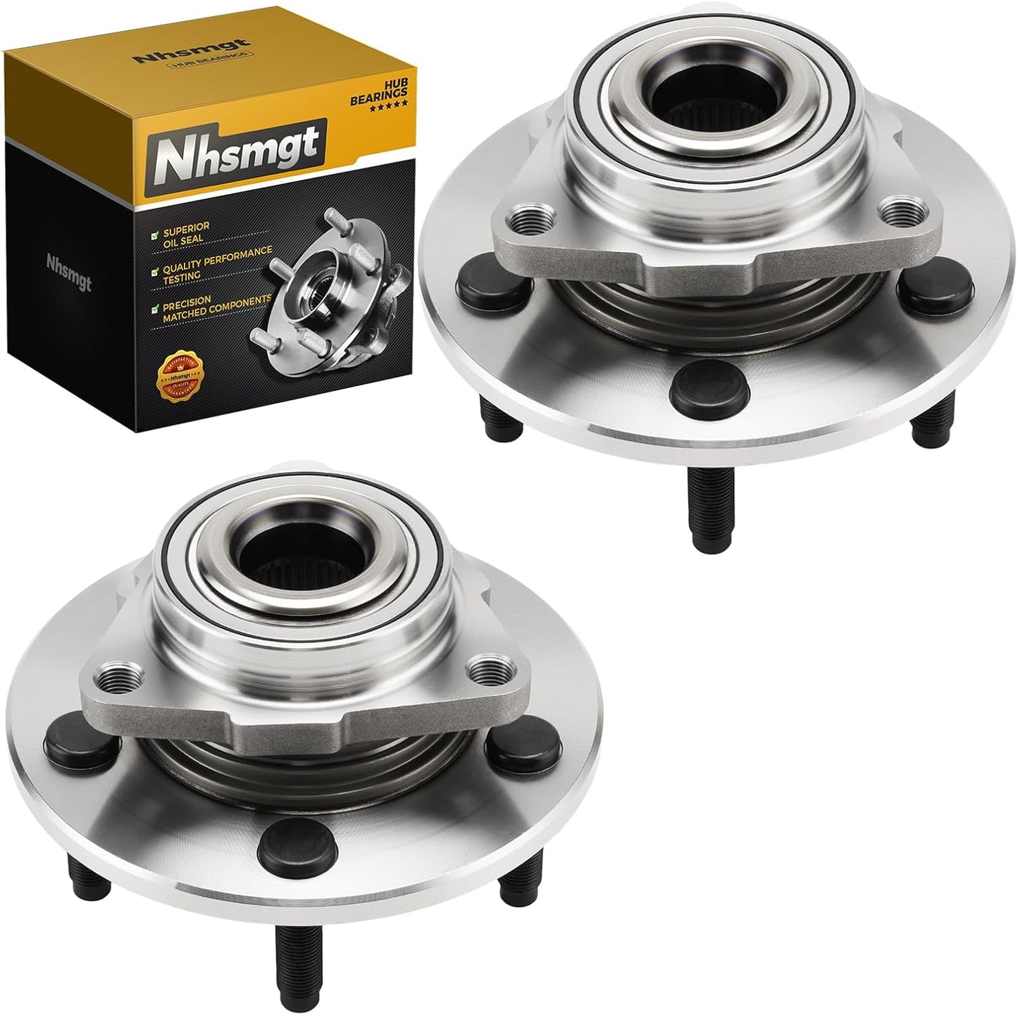 Conjunto rodamiento cubo rueda delantera 2 pzas comp Ramno