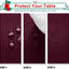 Mantel cuadrado 60x60pulg resistente agua burdeos
